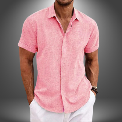 ELIO | Elegante Camicia Estiva a Maniche Corte