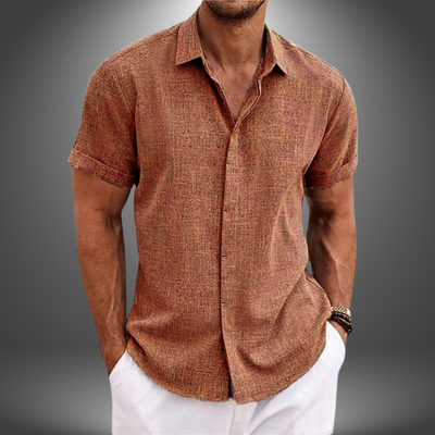 ELIO | Elegante Camicia Estiva a Maniche Corte