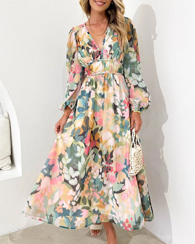 Leviana™ | Elegant Floral Dress