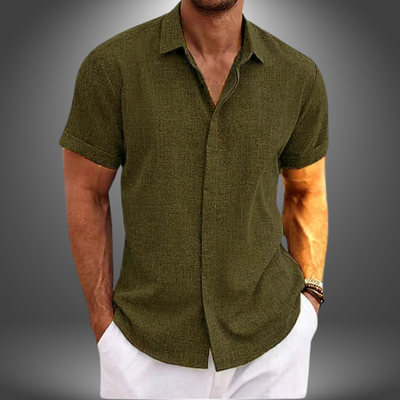 ELIO | Elegante Camicia Estiva a Maniche Corte