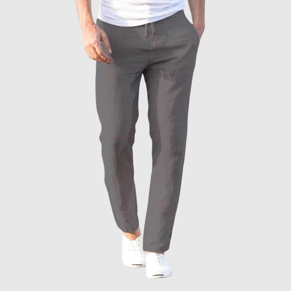 Pantaloni in Lino Coastal Ease