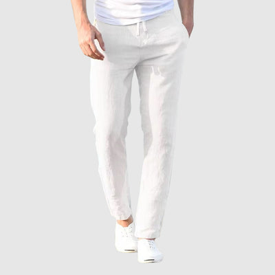 Pantaloni in Lino Coastal Ease