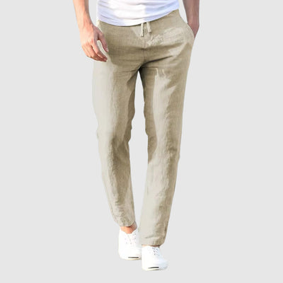 Pantaloni in Lino Coastal Ease
