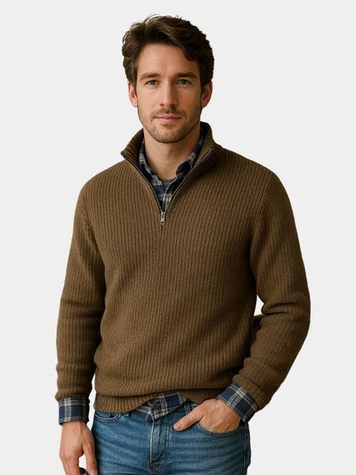 Maglione Classic Highland a Mezzo Zip - Orianta Milano