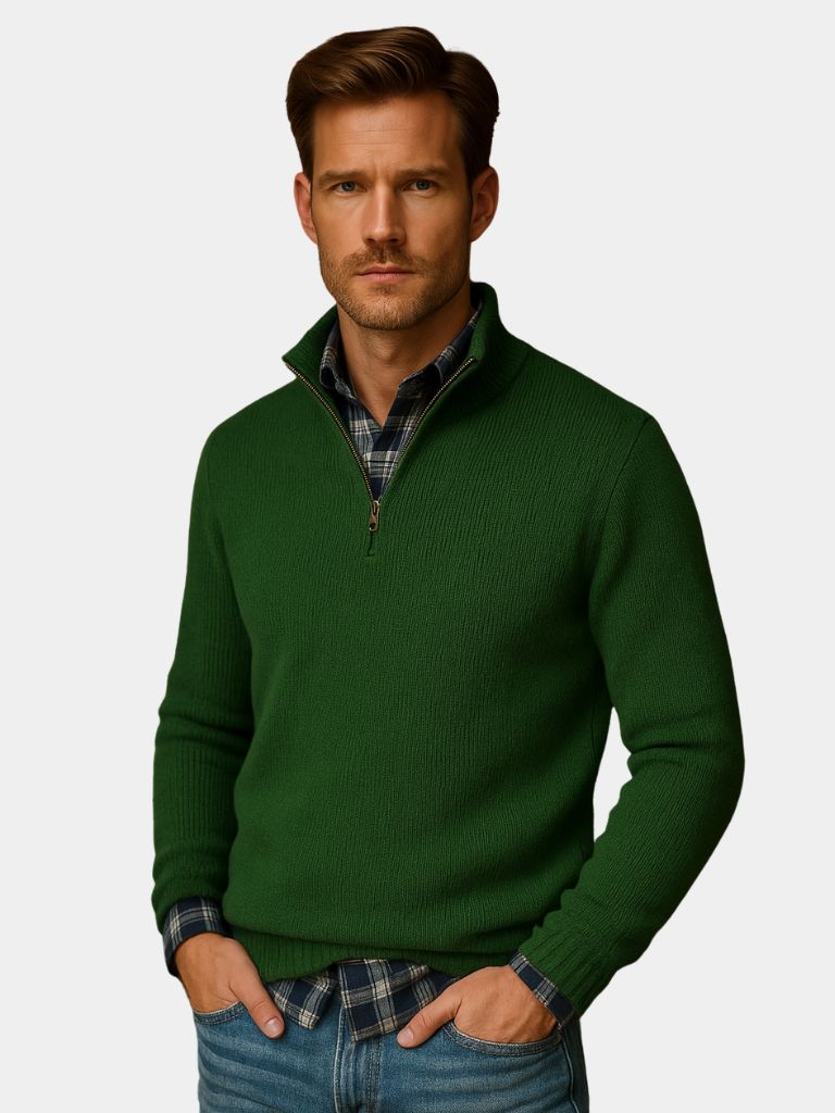 Maglione Classic Highland a Mezzo Zip - Orianta Milano