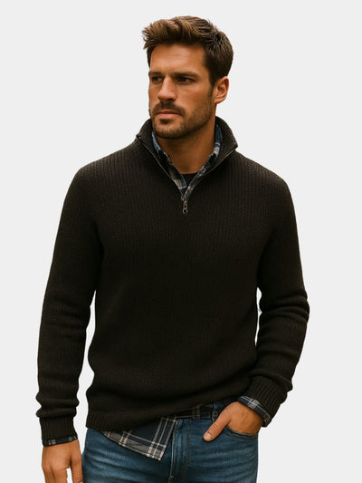 Maglione Classic Highland a Mezzo Zip - Orianta Milano