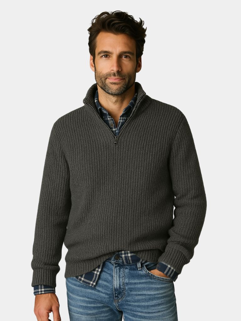 Maglione Classic Highland a Mezzo Zip - Orianta Milano
