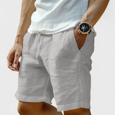 Calypso | Pantaloni Corti in Lino Artigianale da Umo
