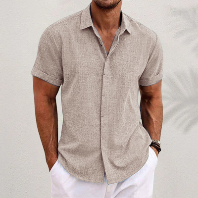 Camicia Cooper a Maniche Corte