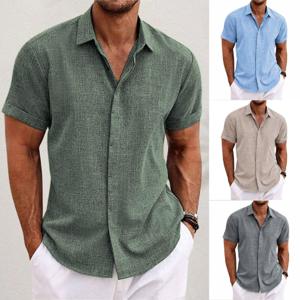 Camicia Cooper a Maniche Corte