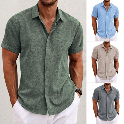 Camicia Cooper a Maniche Corte