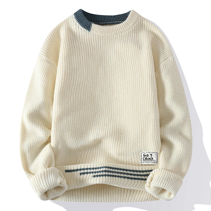 Maglione a Maglia Harrison Color Tone