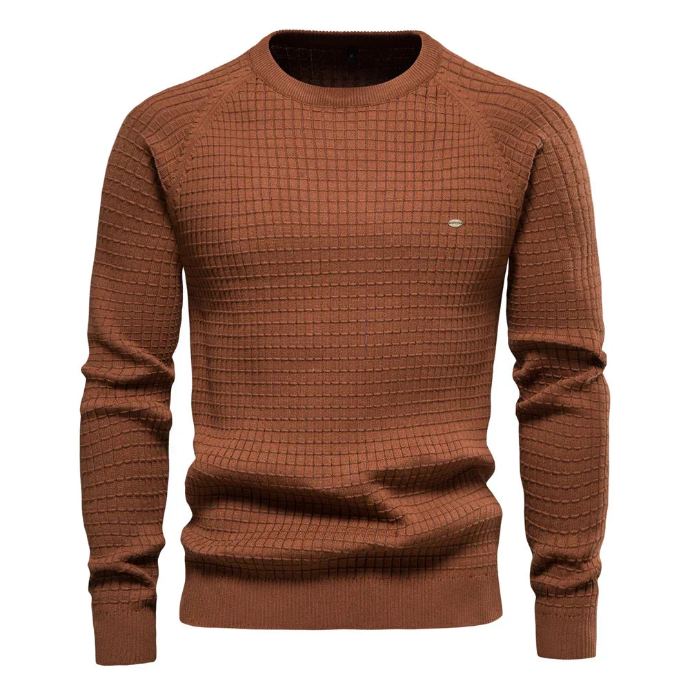 MIRAVO | Maglione da uomo con motivo a rete