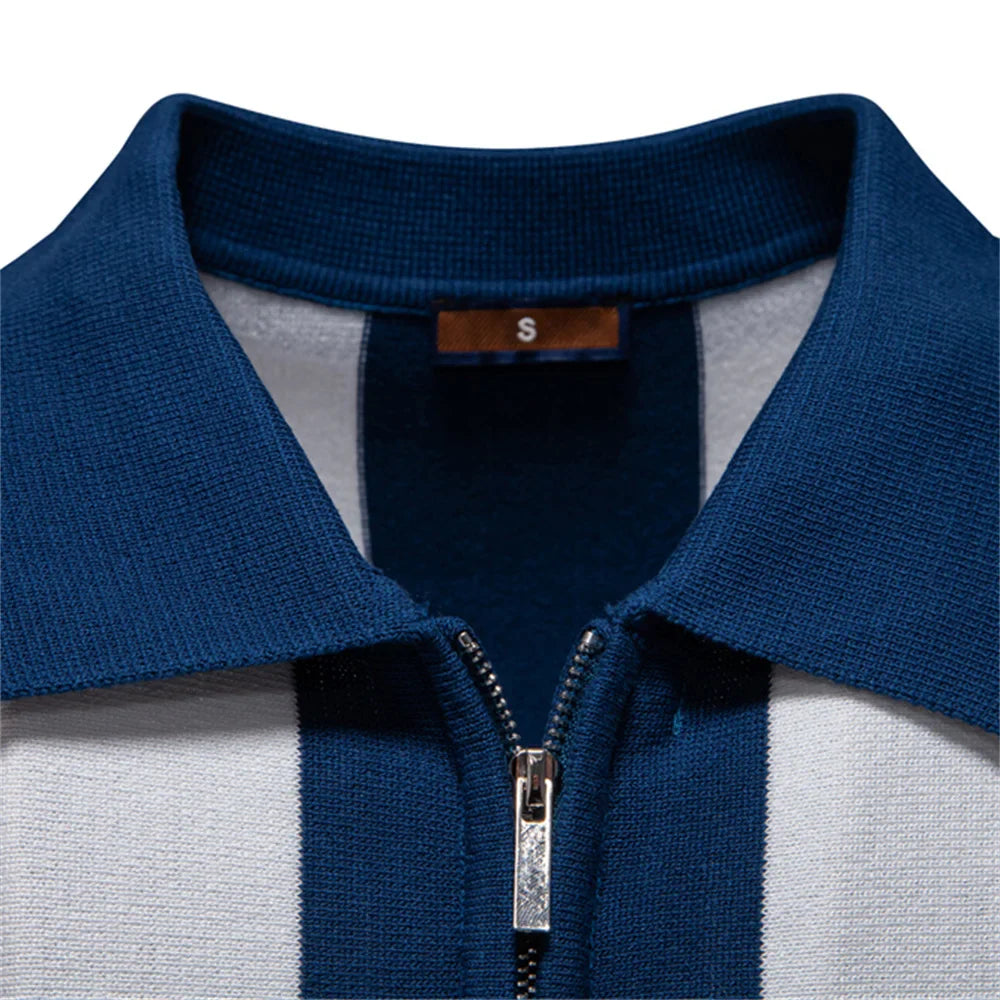 Polo a righe casual