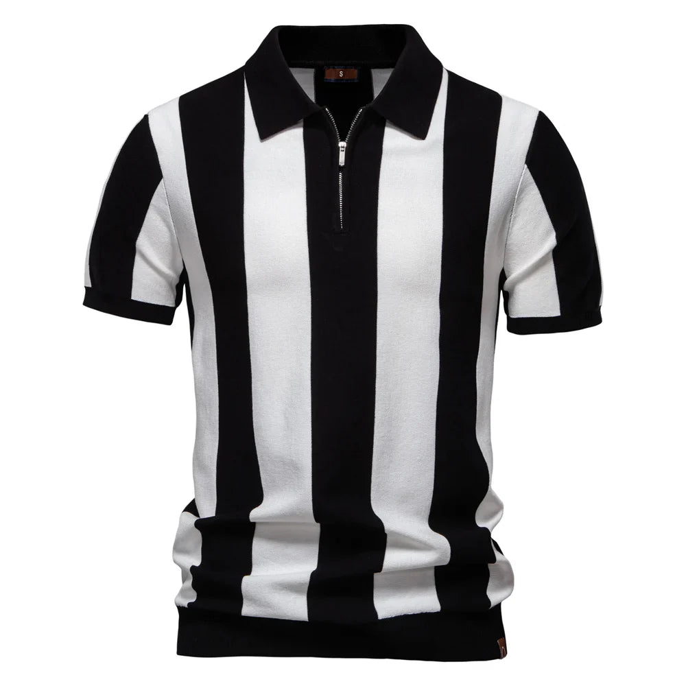 Polo a righe casual