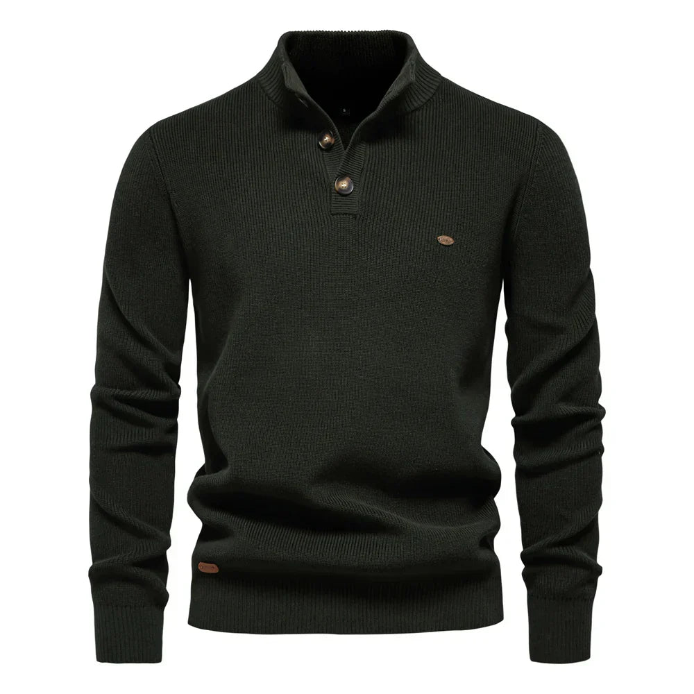 MIRAVO | Maglione da uomo con design a bottoni