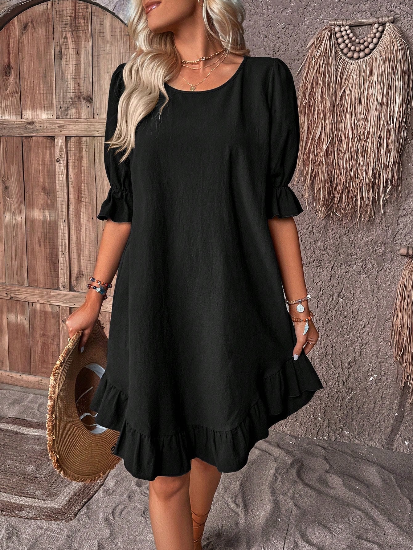 Leviana™ | Summer Dress with Ruffles