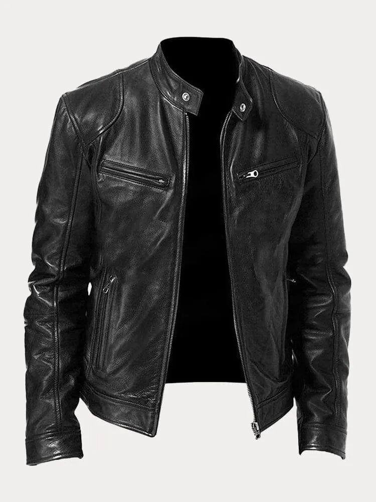 MIKE™ | GIACCA IN PELLE CASUAL