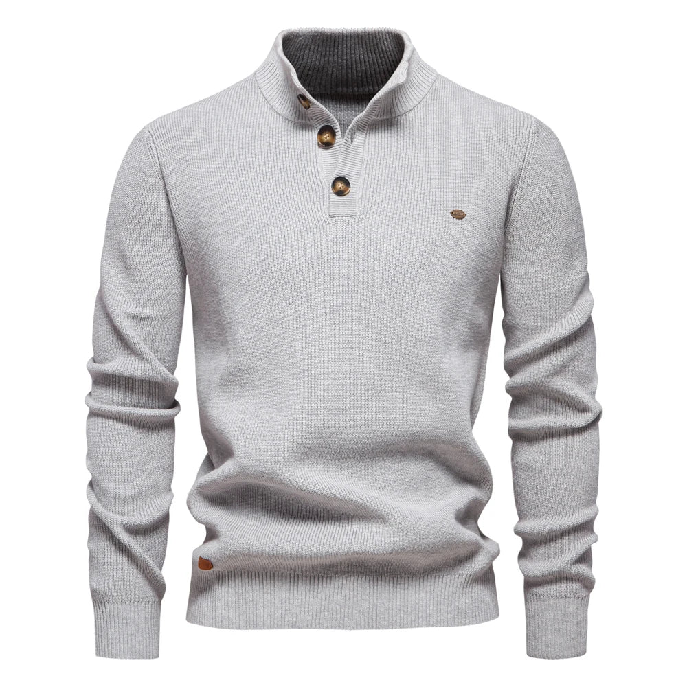 MIRAVO | Maglione da uomo con design a bottoni