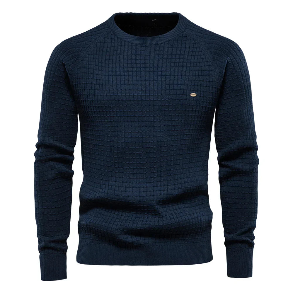 MIRAVO | Maglione da uomo con motivo a rete