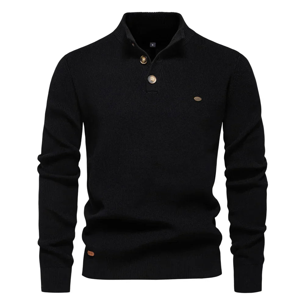 MIRAVO | Maglione da uomo con design a bottoni