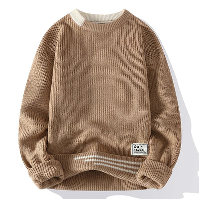 Maglione a Maglia Harrison Color Tone