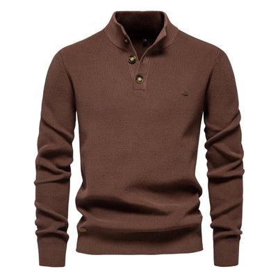 MIRAVO | Maglione da uomo con design a bottoni