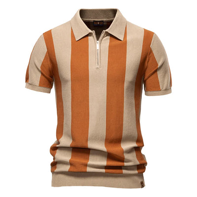 Polo a righe casual