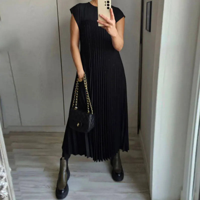 Leviana™ | Pleated Maxi Dress