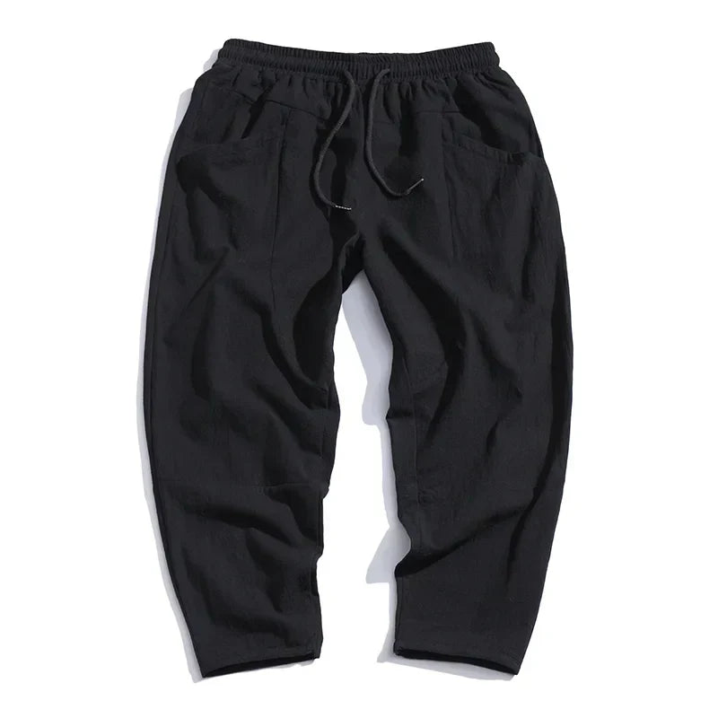 Kyoto – Pantaloni Cropped in Lino