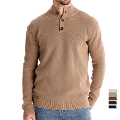 MIRAVO | Maglione da uomo con design a bottoni