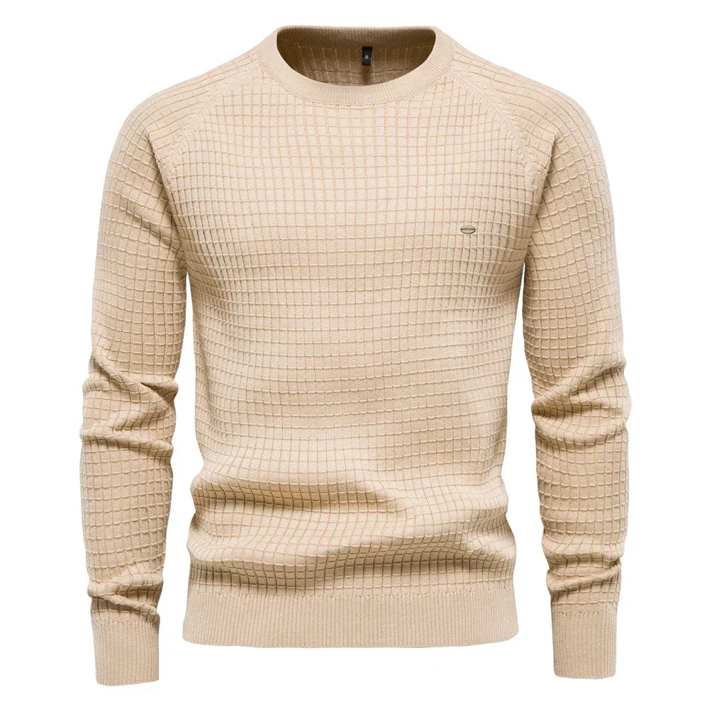 MIRAVO | Maglione da uomo con motivo a rete