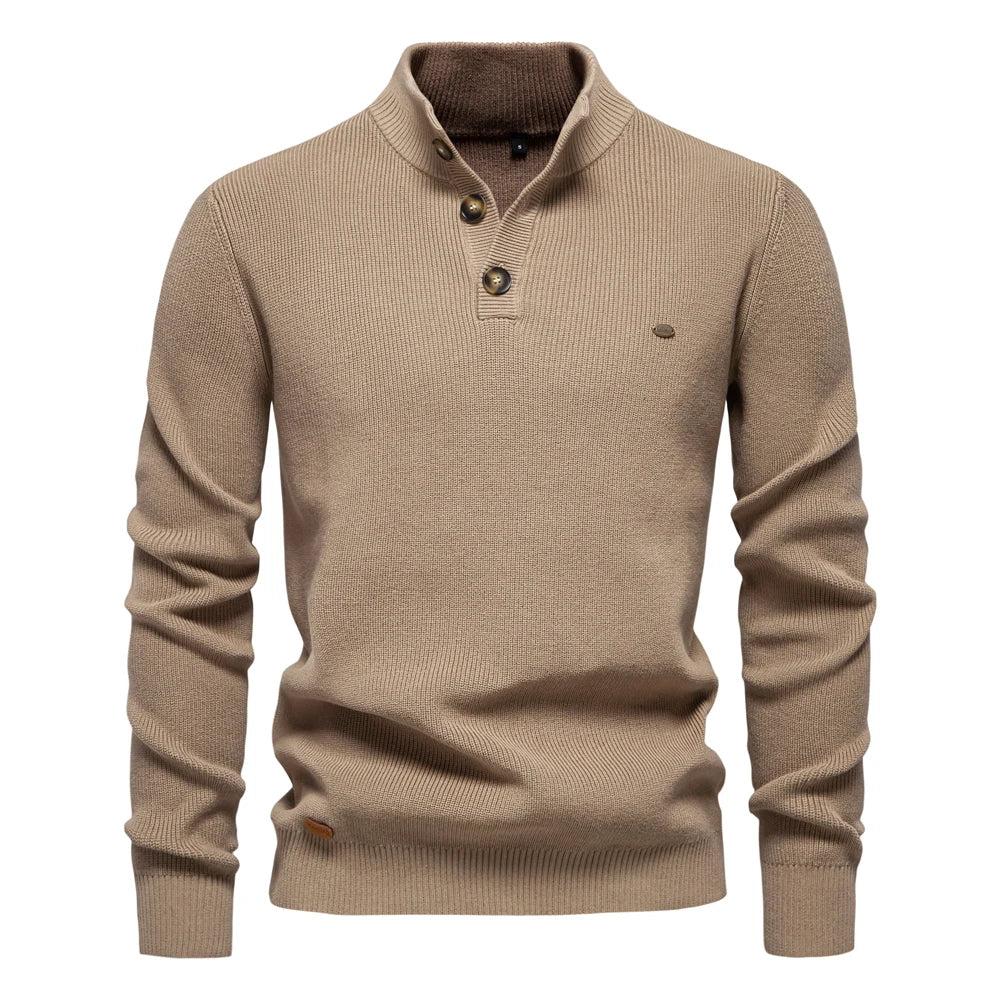 MIRAVO | Maglione da uomo con design a bottoni