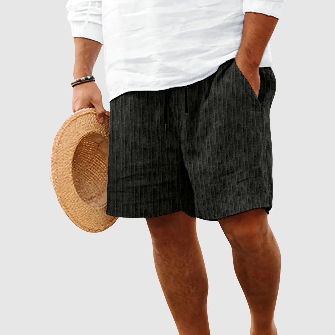 Pantaloni Corti Striati Theodore Willow al Tramonto