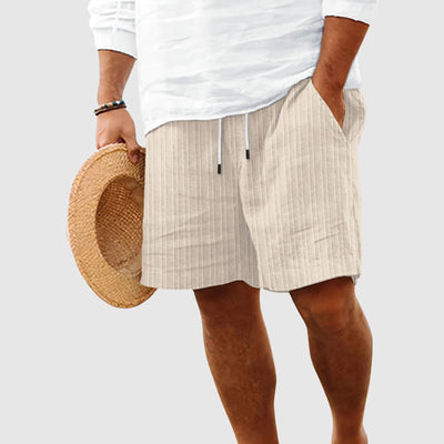 Pantaloni Corti Striati Theodore Willow al Tramonto