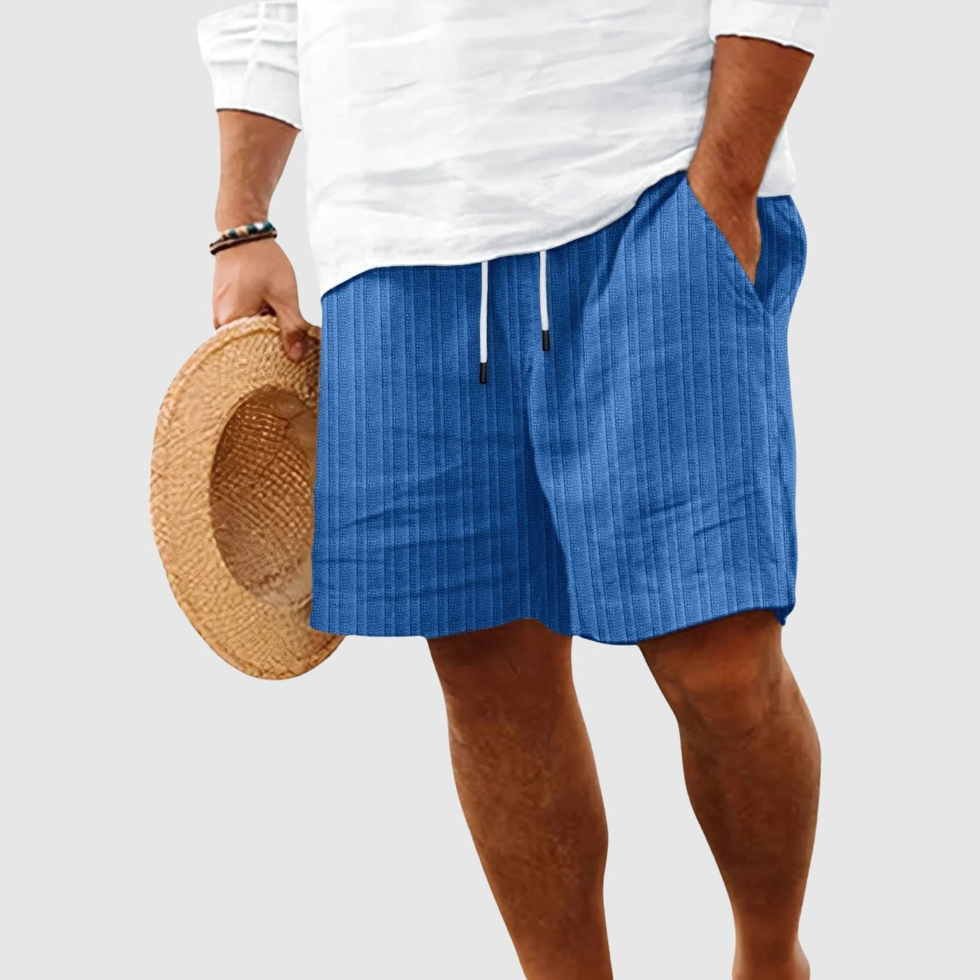 Pantaloni Corti Striati Theodore Willow al Tramonto