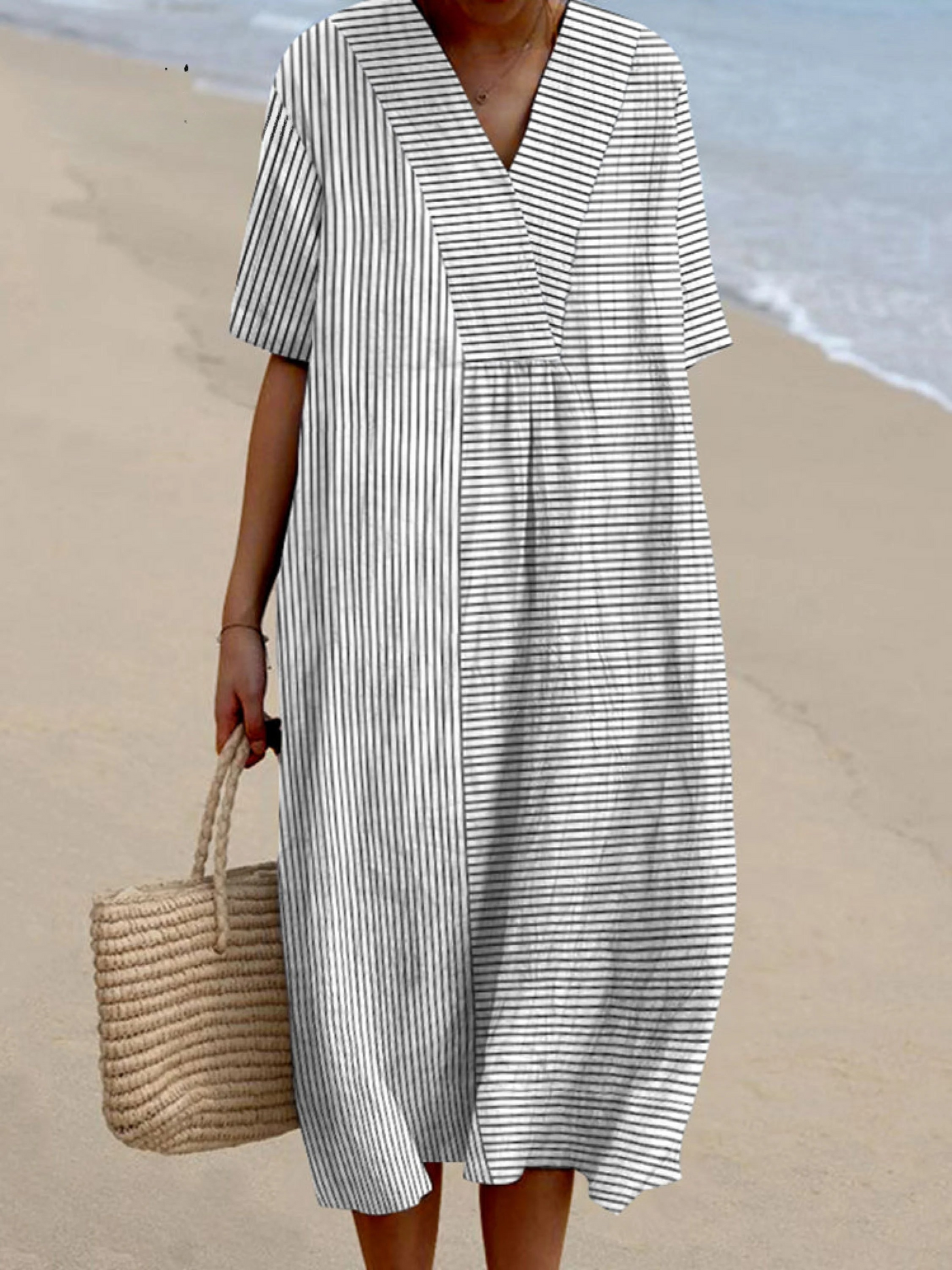 Isa | Vestito Vintage a Righe
