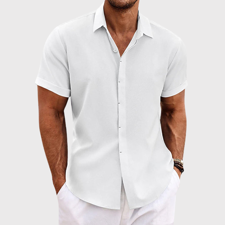 Camicia Cooper a Maniche Corte