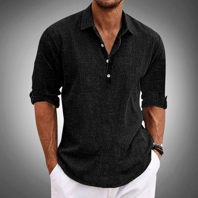 Lorenzo | Camicia in lino con classe casual