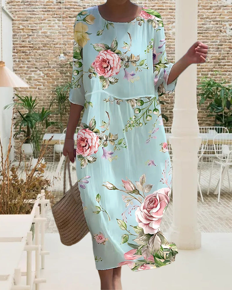 Leviana™ | Elegant Floral Dress