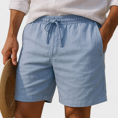 Calypso | Pantaloni Corti in Lino Artigianale da Umo