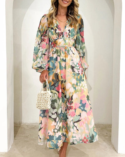 Leviana™ | Elegant Floral Dress