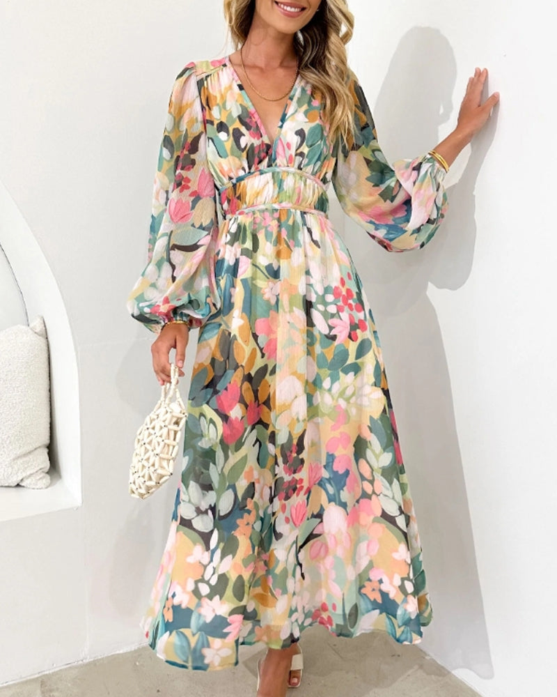 Leviana™ | Elegant Floral Dress