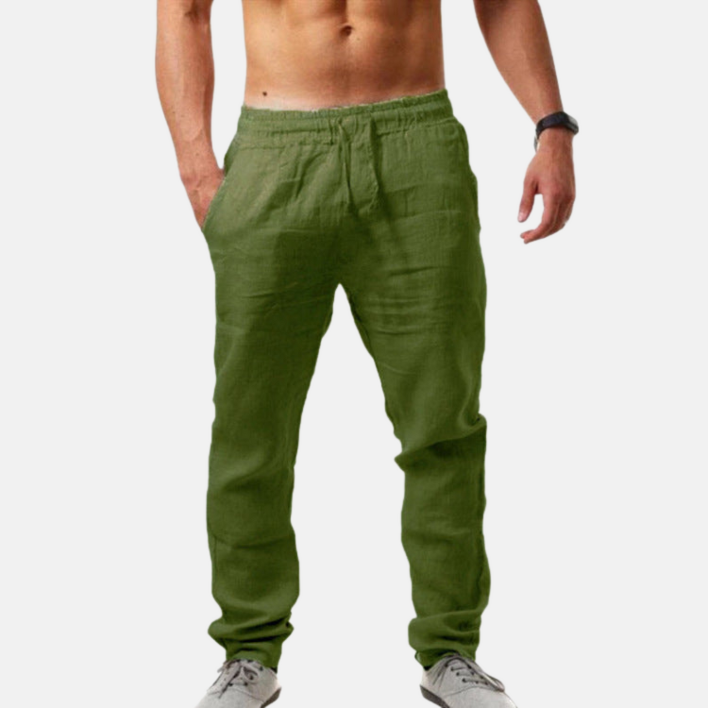 Lino – Pantaloni in lino con stile per uomini che apprezzano la leggerezza