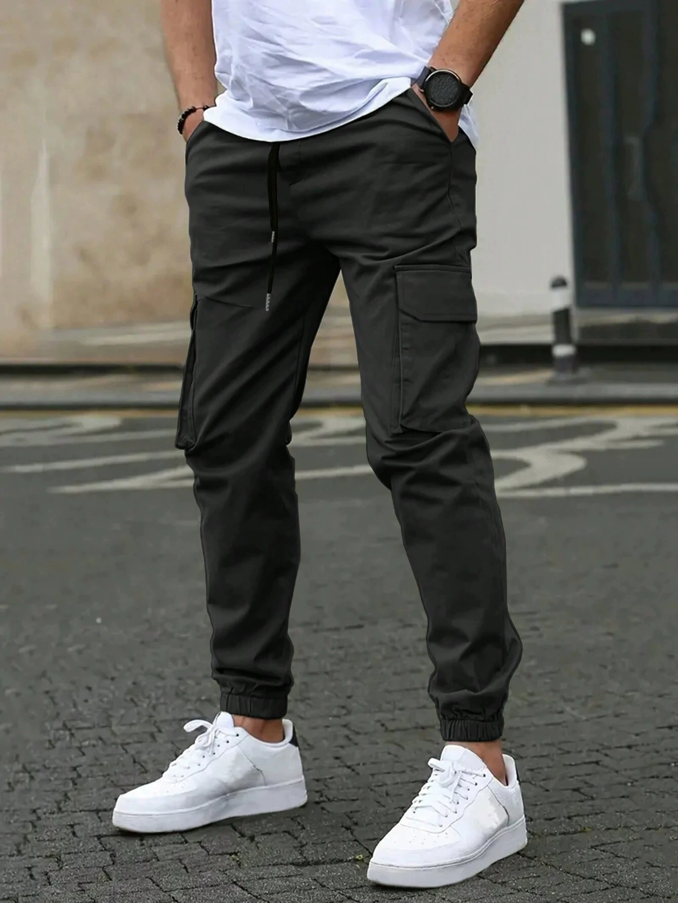 David | Pantaloni Cargo-Jogger Relaxati