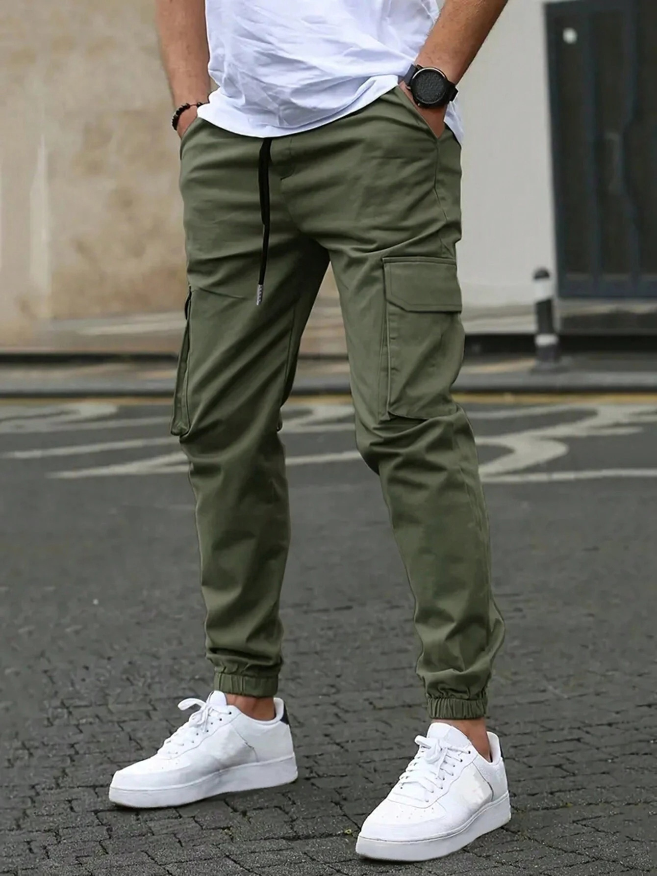 David | Pantaloni Cargo-Jogger Relaxati