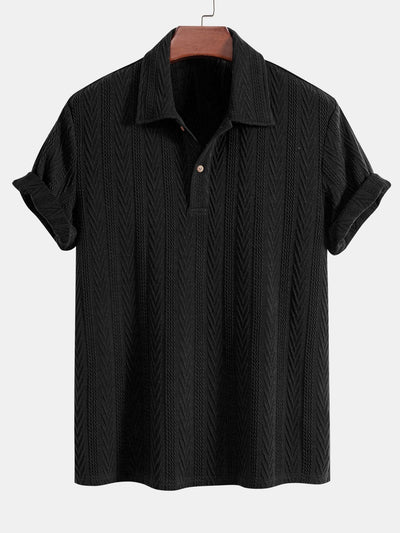 Polo Jacquard Geometrico Tricot