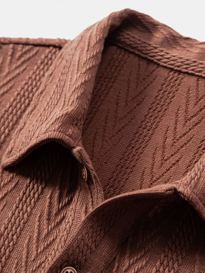 Polo Jacquard Geometrico Tricot