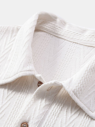 Polo Jacquard Geometrico Tricot