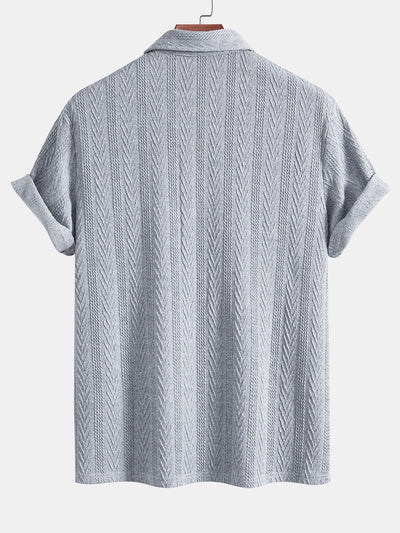 Polo Jacquard Geometrico Tricot